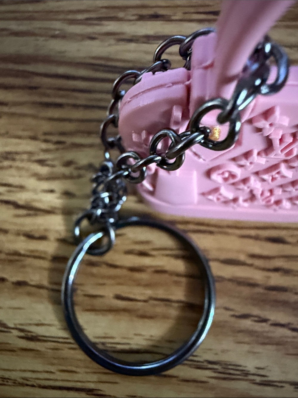 Pink Mini Bag Keychain - Picture 2 of 2